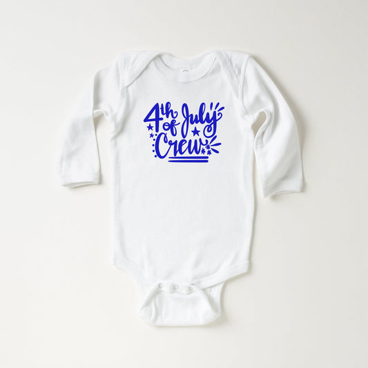 4th Of July Crew | Baby Long Sleeve Bodysuit