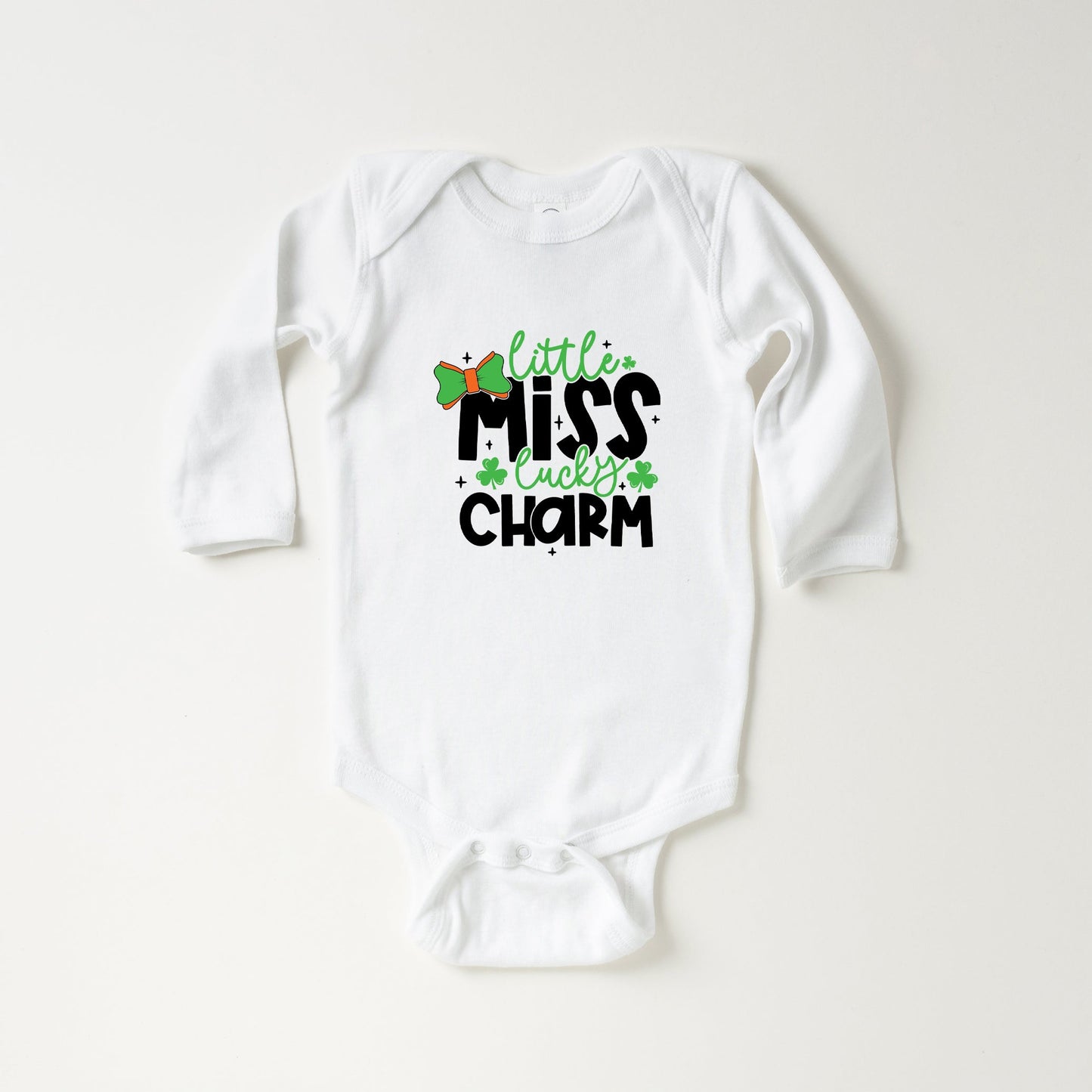 Little Miss Lucky Charm | Baby Long Sleeve Bodysuit