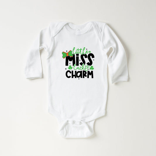 Little Miss Lucky Charm | Baby Long Sleeve Bodysuit