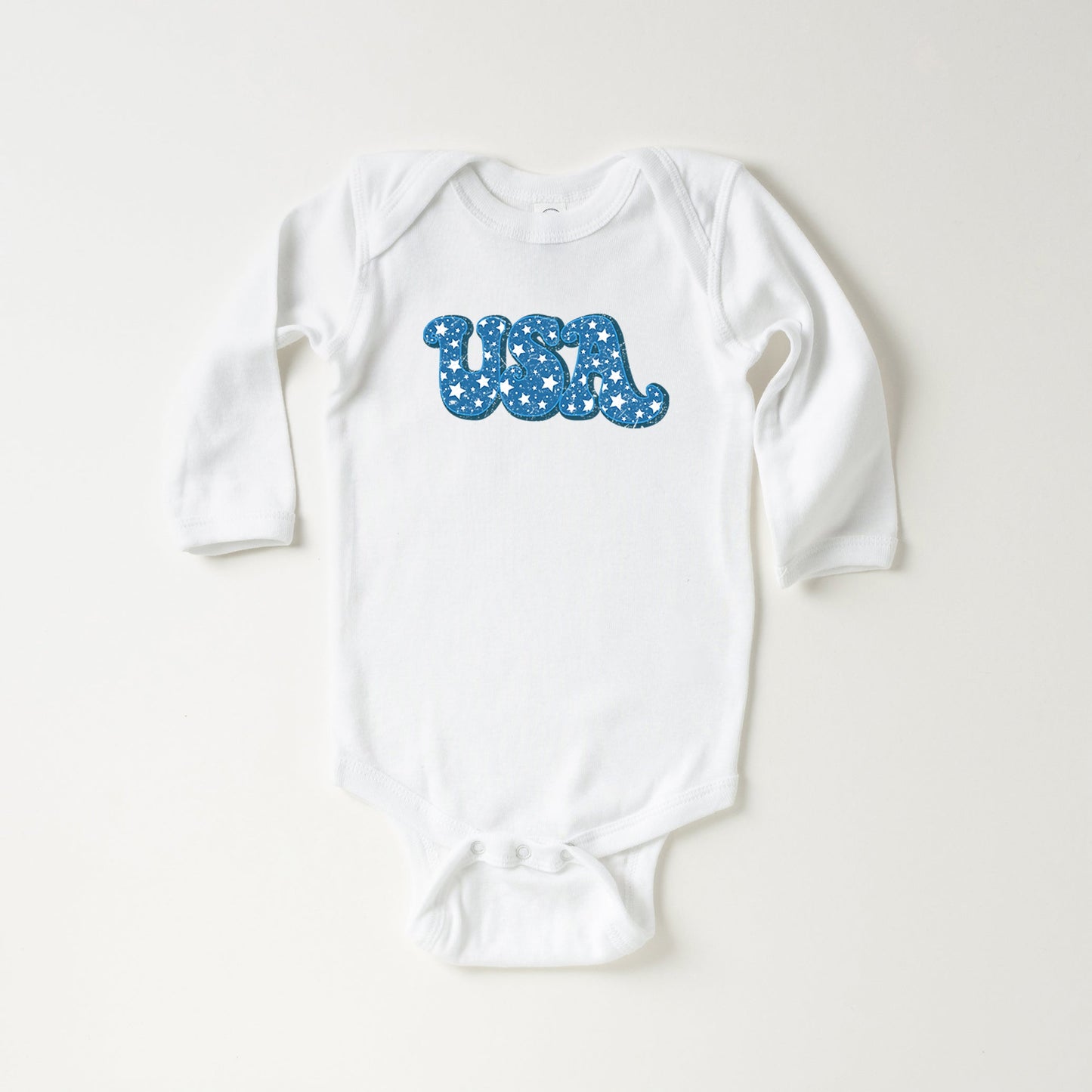 USA Bold Stars | Baby Long Sleeve Bodysuit