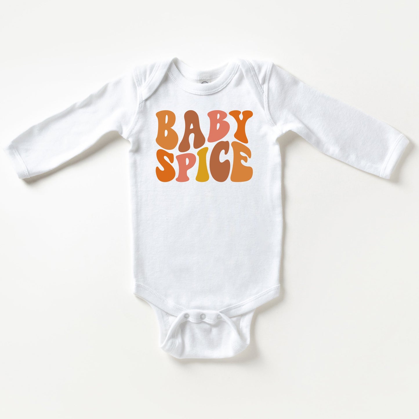 Baby Spice Wavy | Baby Long Sleeve Bodysuit