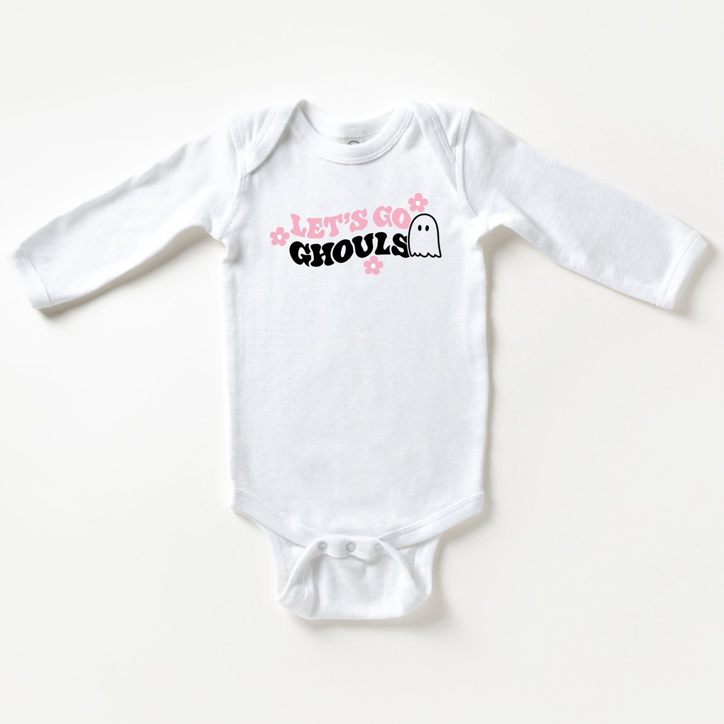 Ghost Let's Go Ghouls | Baby Long Sleeve Bodysuit