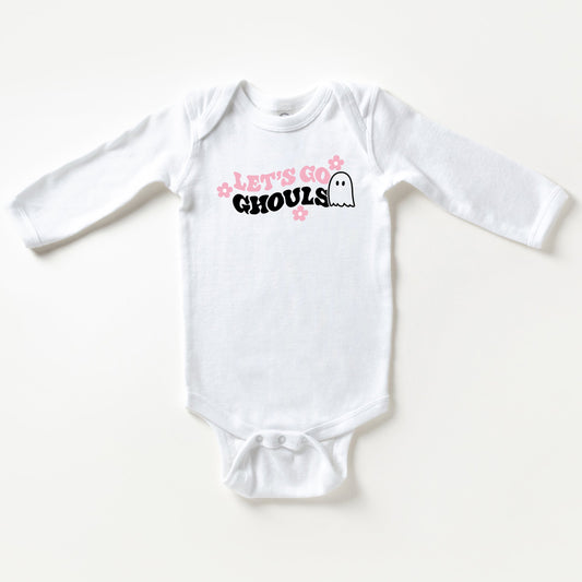 Ghost Let's Go Ghouls | Baby Long Sleeve Bodysuit