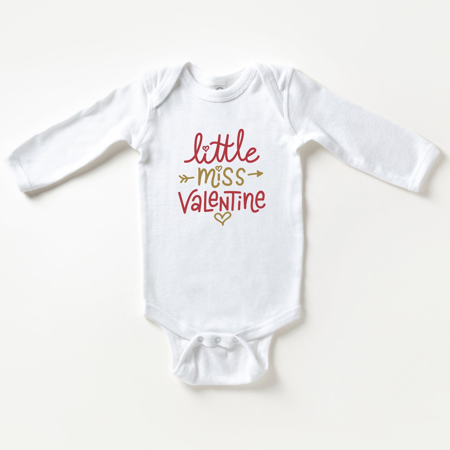 Little Miss Valentine | Baby Long Sleeve Bodysuit