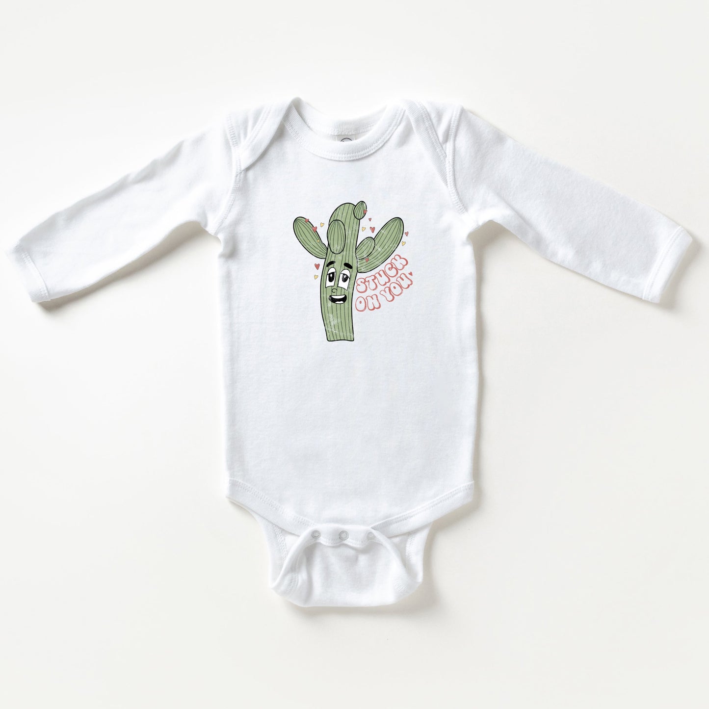 Stuck On You Cactus | Baby Long Sleeve Bodysuit