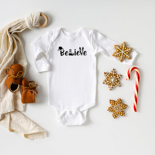 Believe Christmas | Baby Long Sleeve Bodysuit