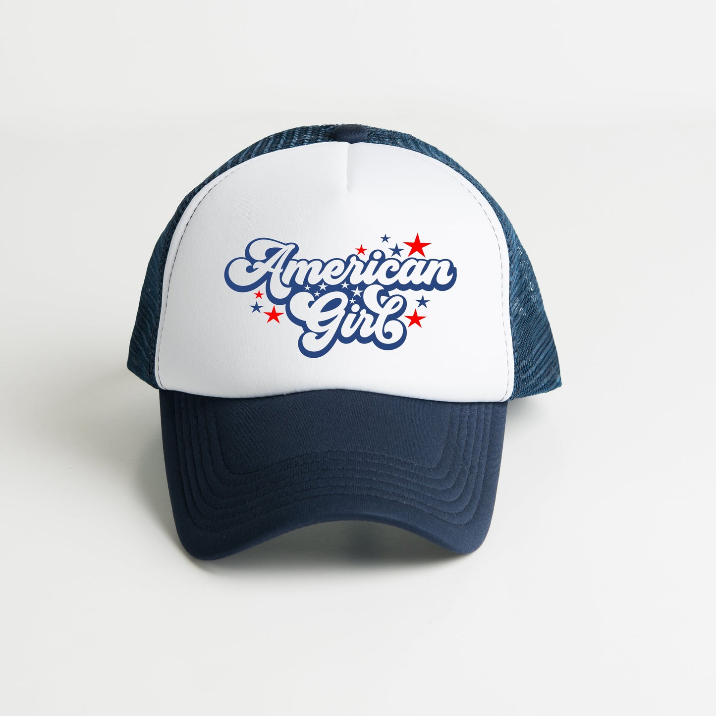 American Girl Retro Stars | Foam Trucker Hat