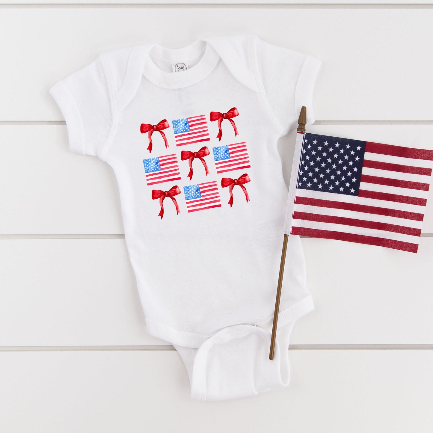 Coquette Flags Chart | Baby Graphic Short Sleeve Bodysuit