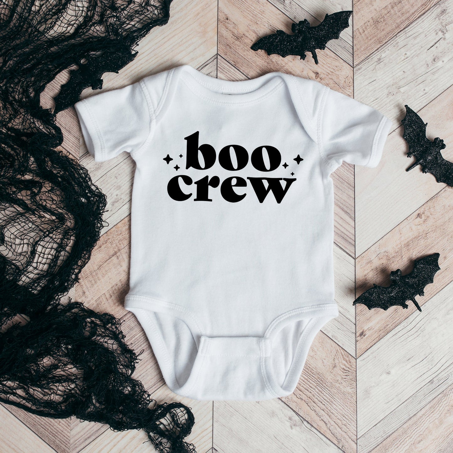 Boo Crew Stars | Baby Graphic Short Sleeve Bodysuit