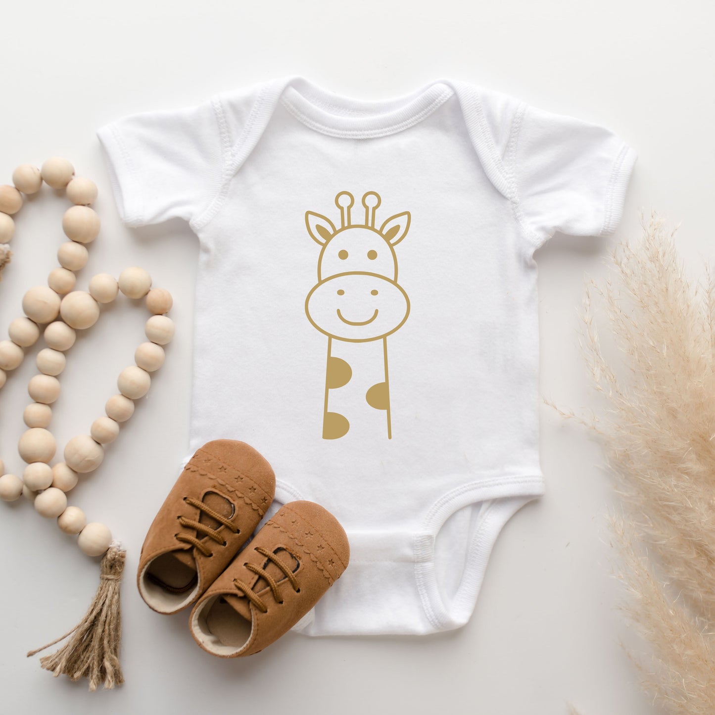 Giraffe | Baby Graphic Short Sleeve Bodysuit