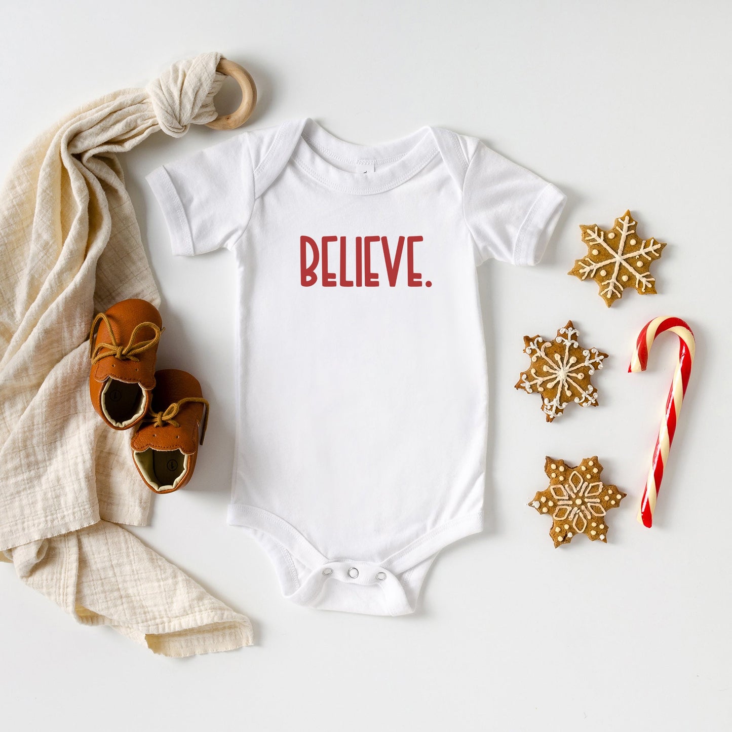 Believe Bold | Baby Graphic Short Sleeve Bodysuit