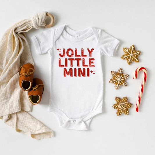 Jolly Little Mini | Baby Graphic Short Sleeve Bodysuit