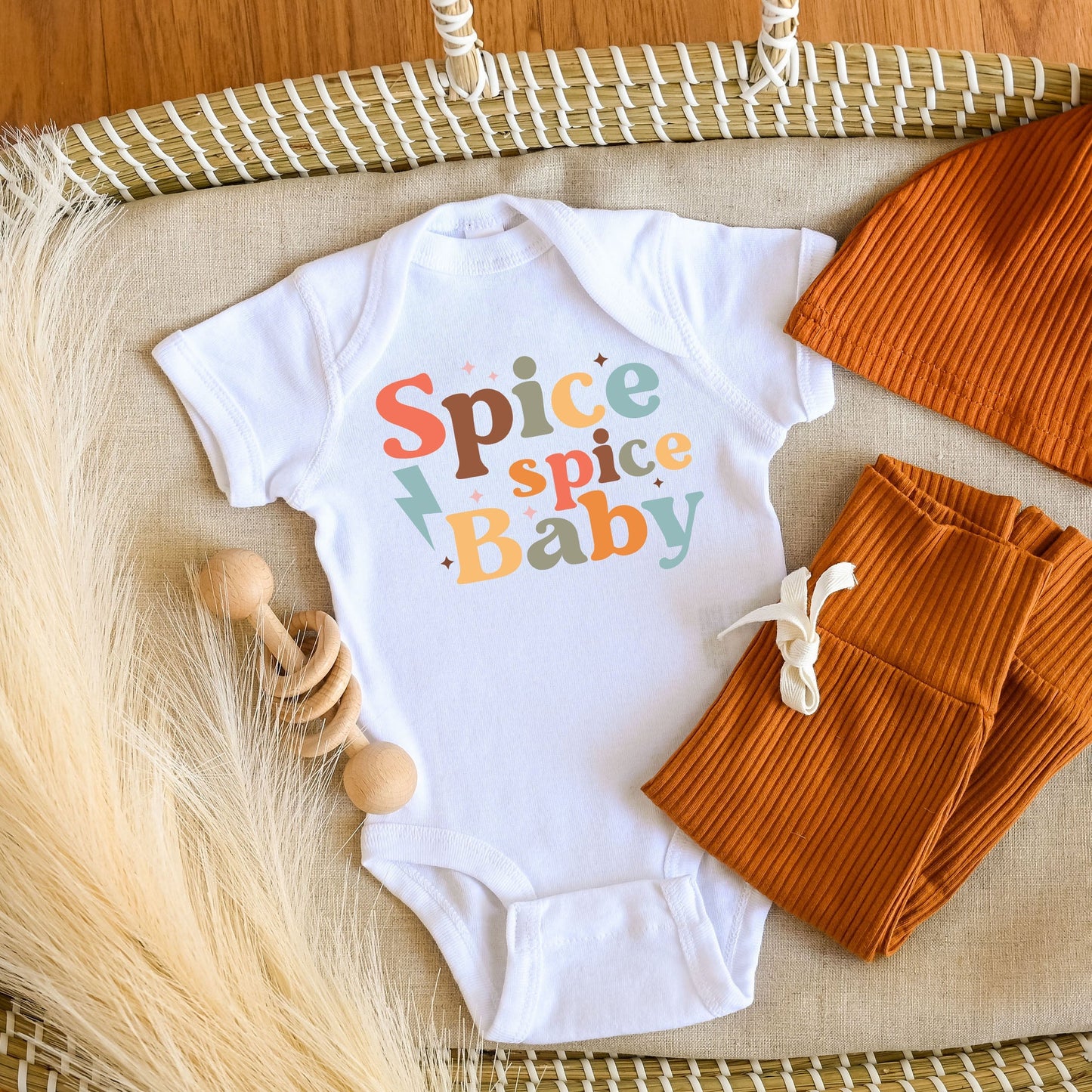 Spice Spice Baby | Baby Graphic Short Sleeve Bodysuit