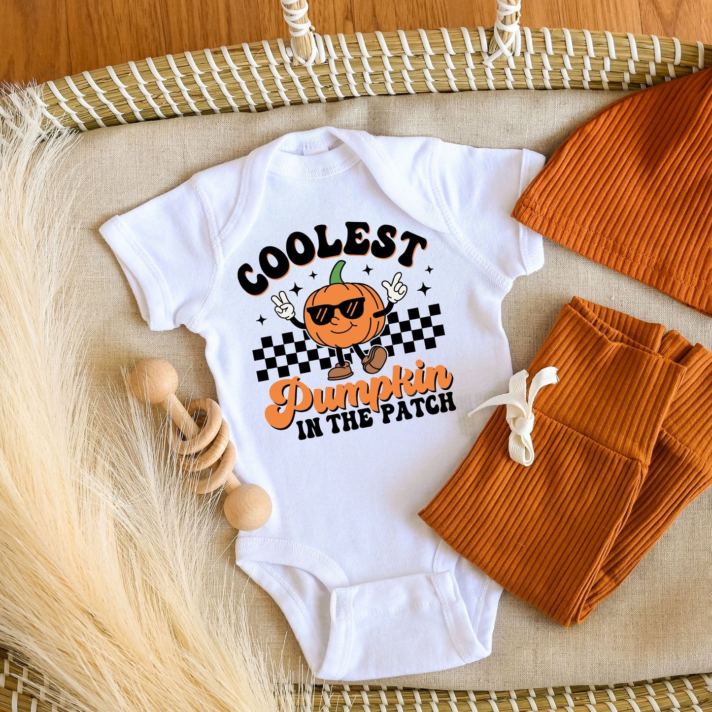 Coolest Pumpkin In The Patch | Baby Graphic Short Sleeve Bodysuit