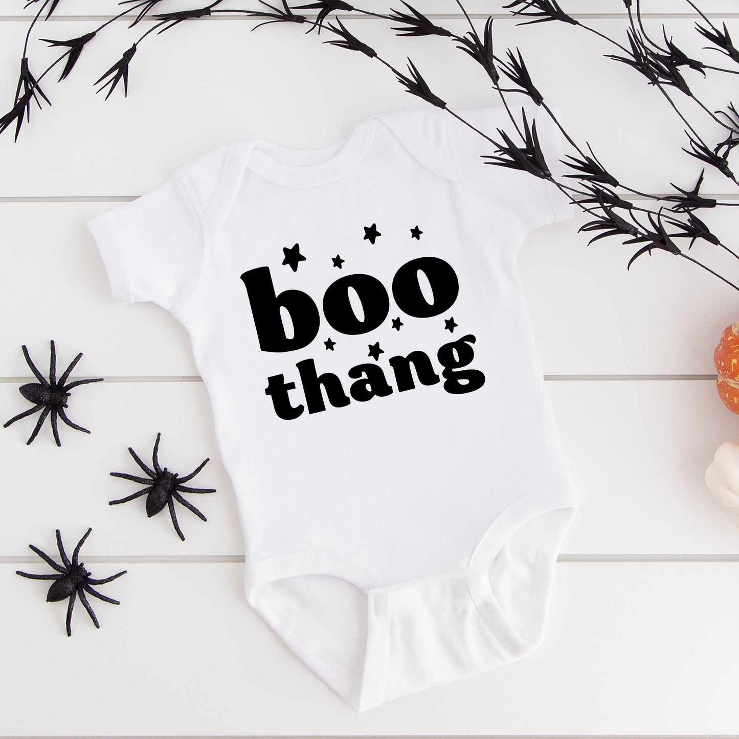 Boo Thang Stars | Baby Graphic Short Sleeve Bodysuit