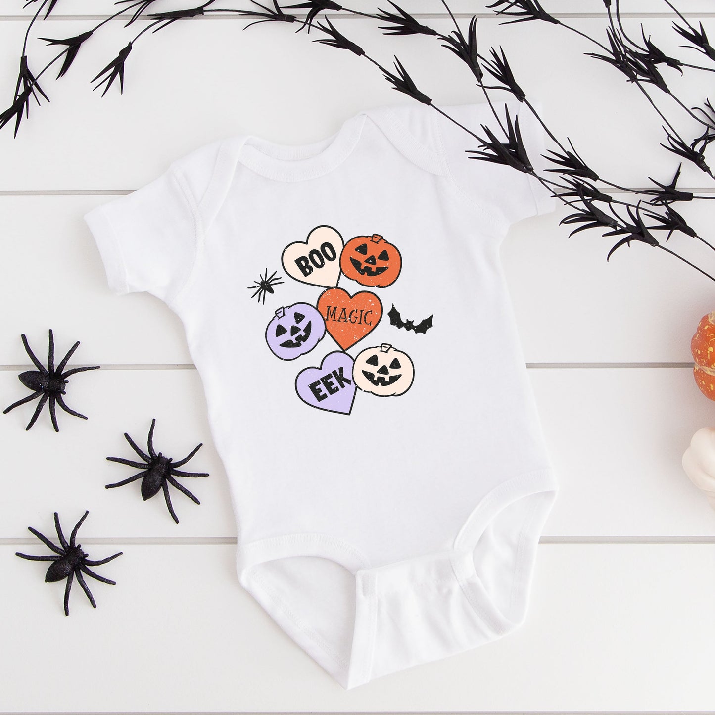Boo Magic Eek | Baby Graphic Short Sleeve Bodysuit