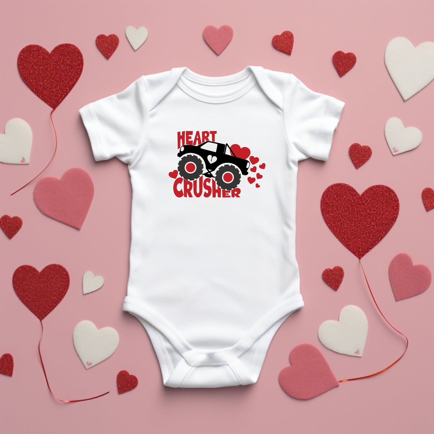Heart Crusher | Baby Graphic Short Sleeve Bodysuit