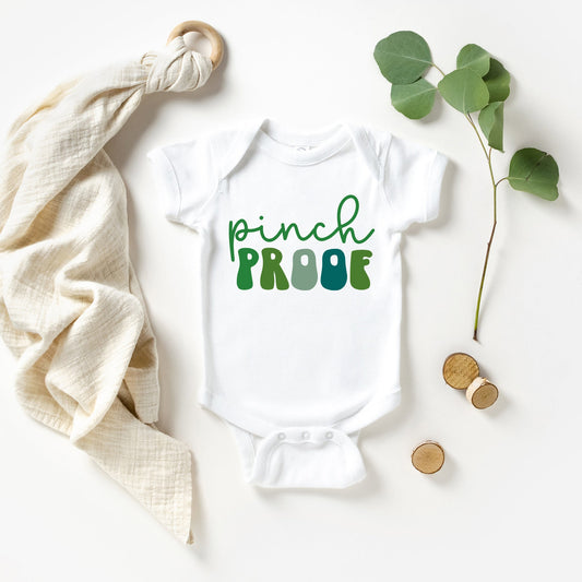 Pinch Proof Retro | Baby Graphic Short Sleeve Bodysuit