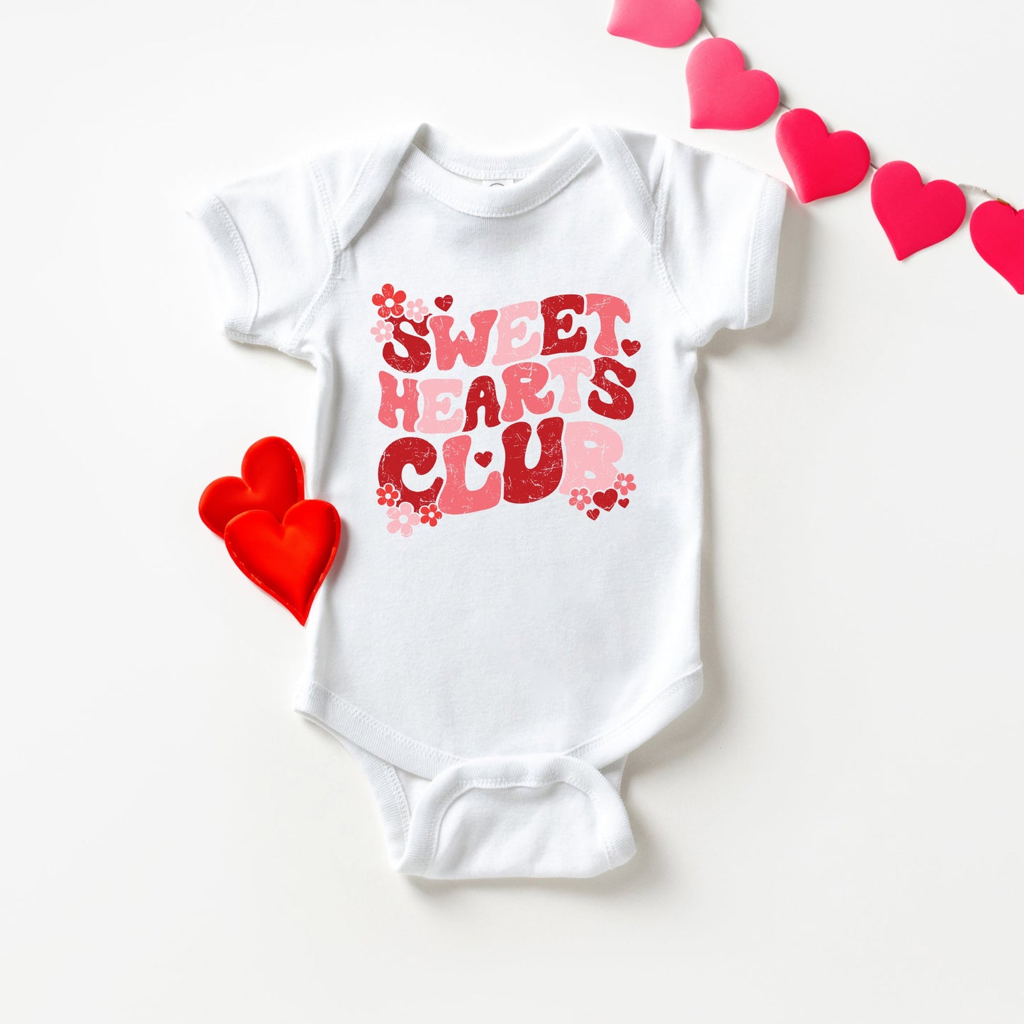 Sweethearts Club | Baby Graphic Short Sleeve Bodysuit