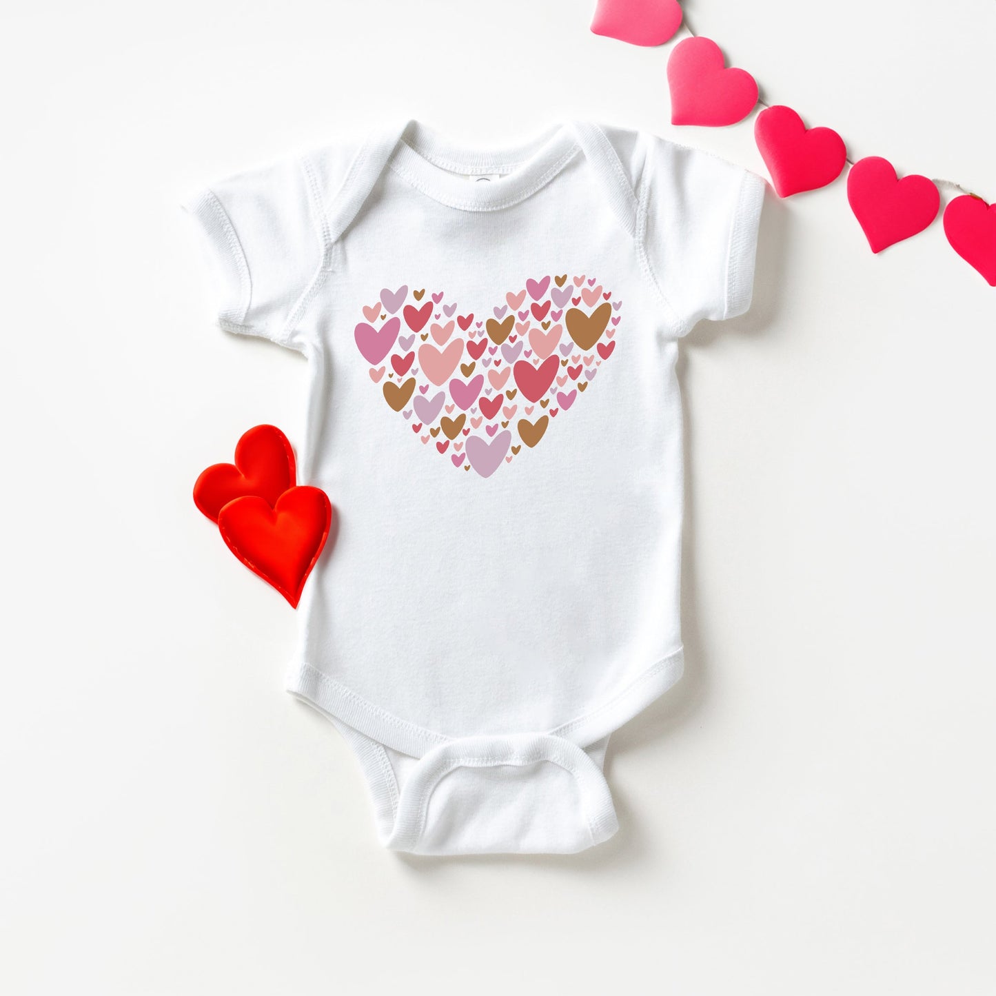 Heart Of Hearts | Baby Graphic Short Sleeve Bodysuit