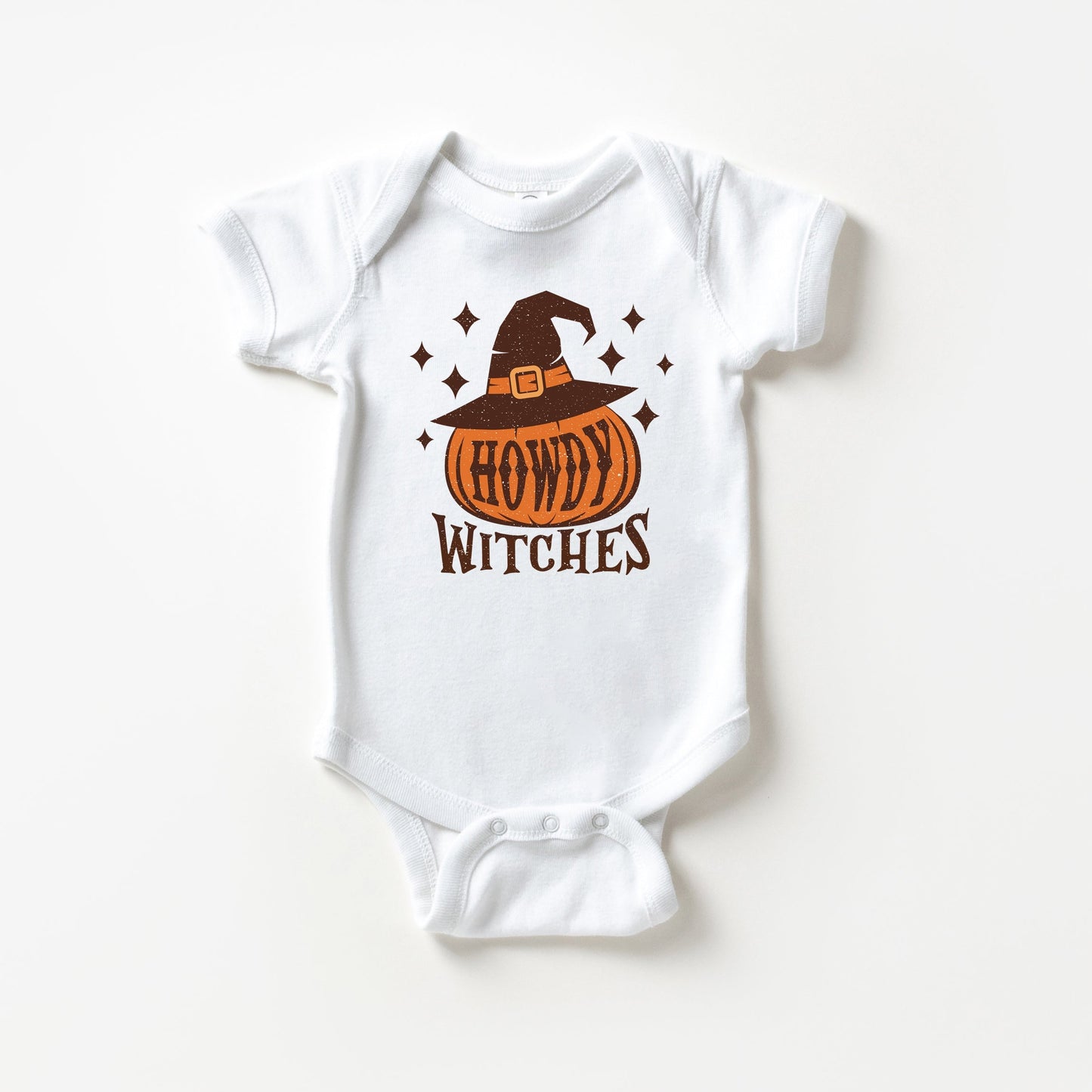 Howdy W Stars | Baby Graphic Short Sleeve Bodysuit