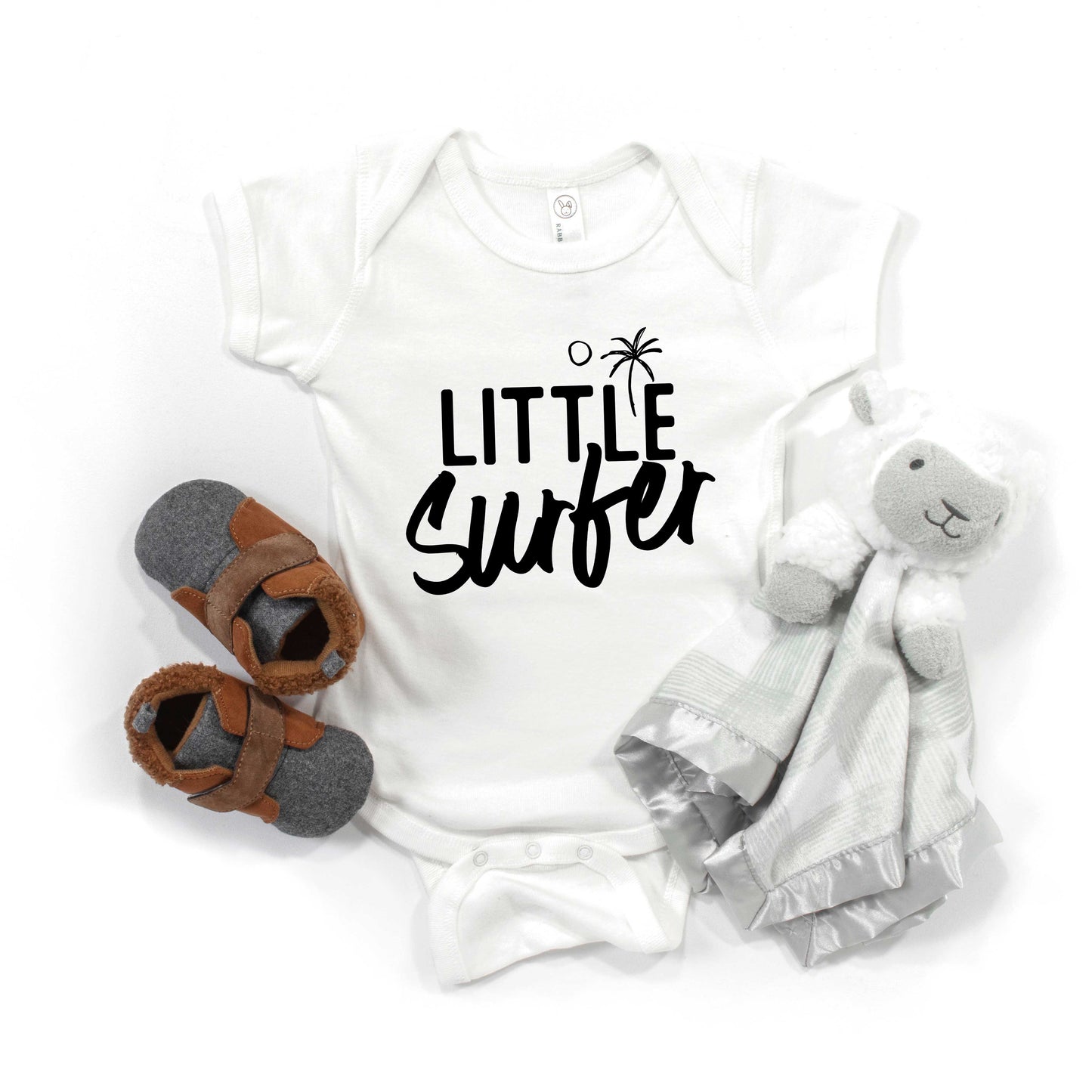 Little Surfer | Baby Graphic Short Sleeve Bodysuit