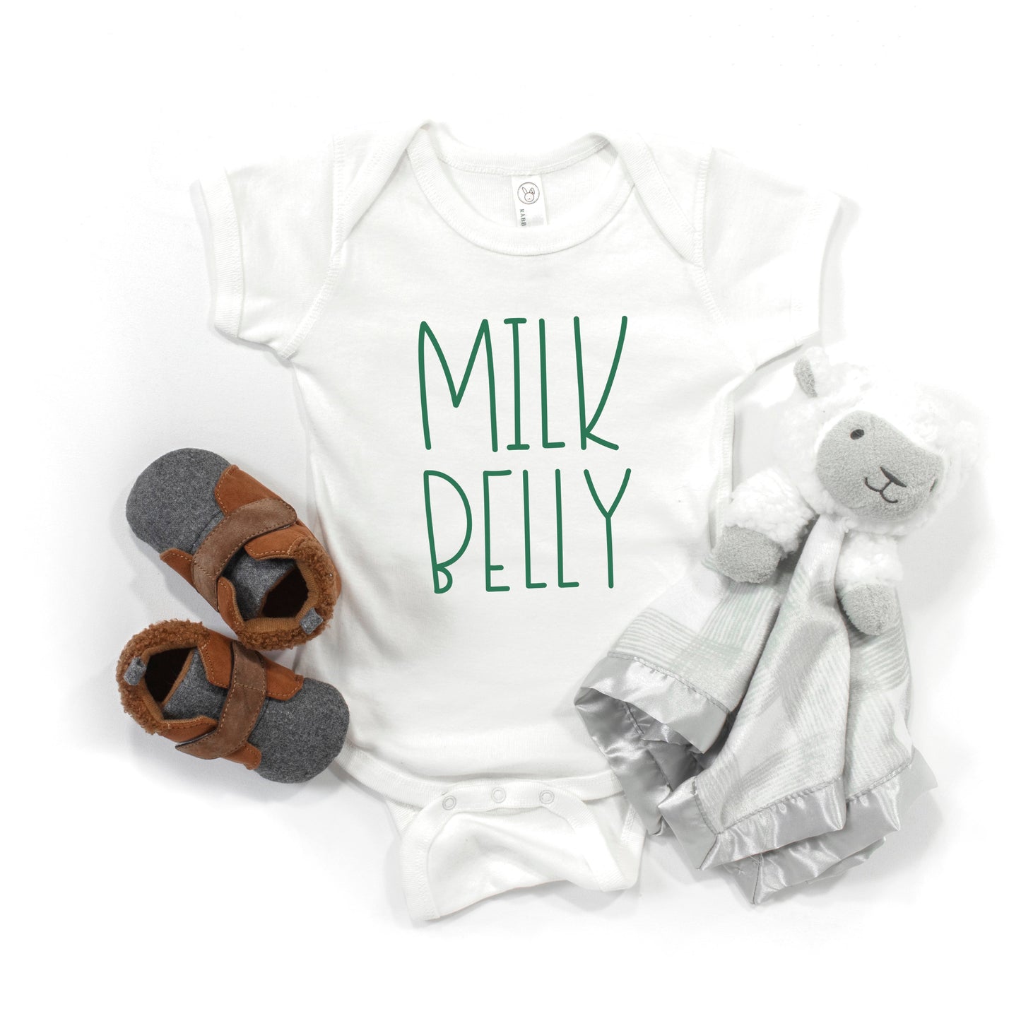 Milk Belly | Baby Graphic Short Sleeve Bodysuit