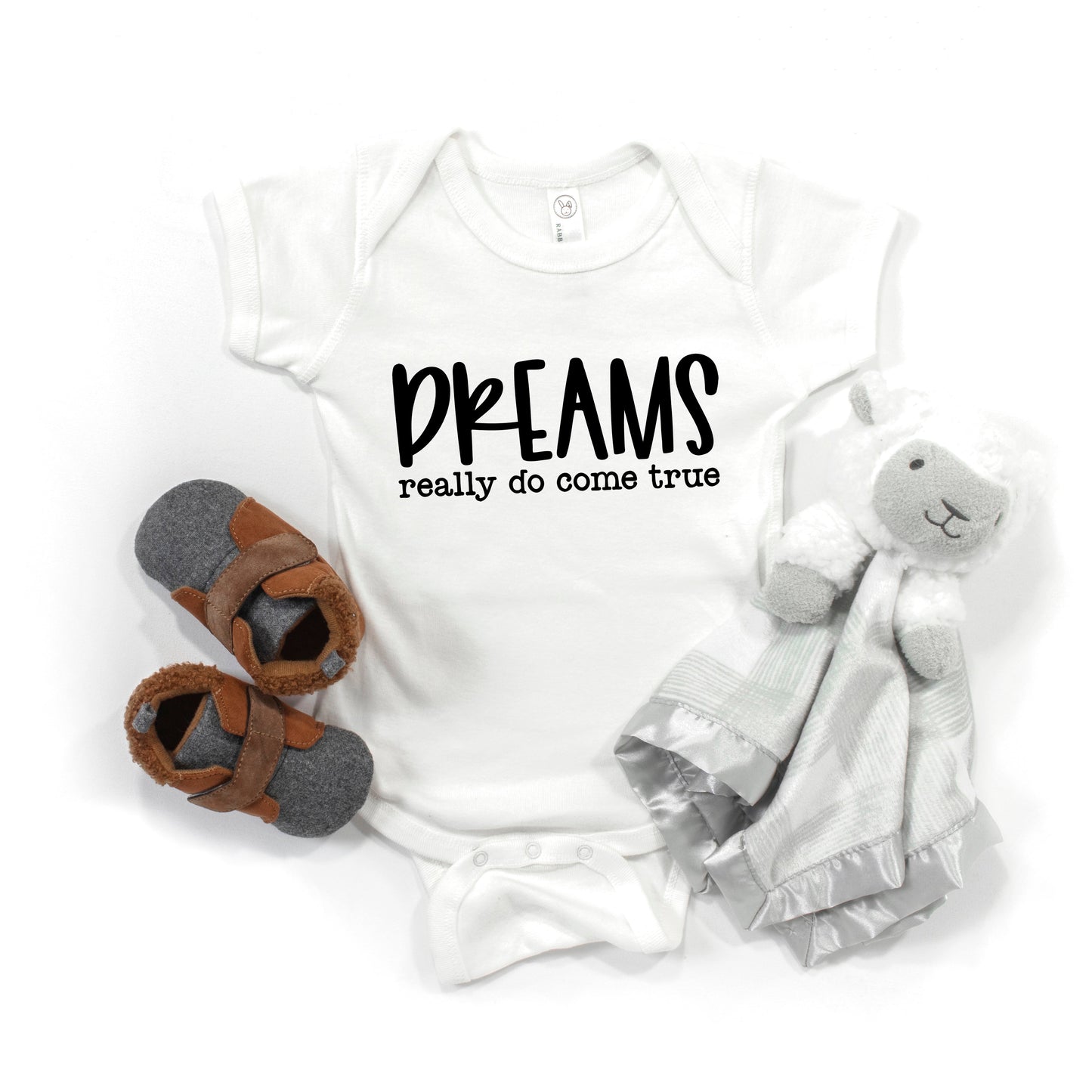 Dreams Really Do Come True | Baby Graphic Short Sleeve Bodysuit