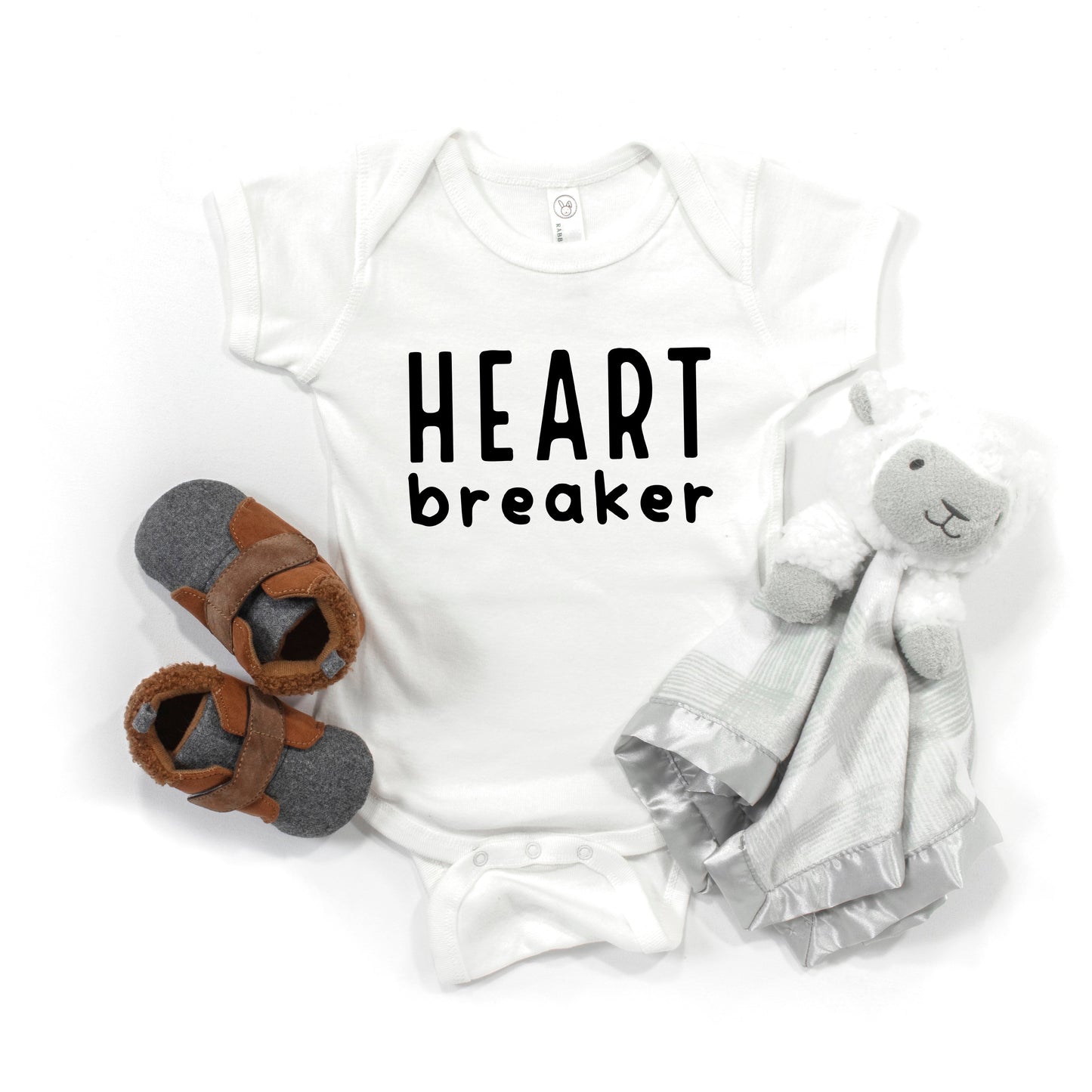 Heart Breaker Kids | Baby Graphic Short Sleeve Bodysuit