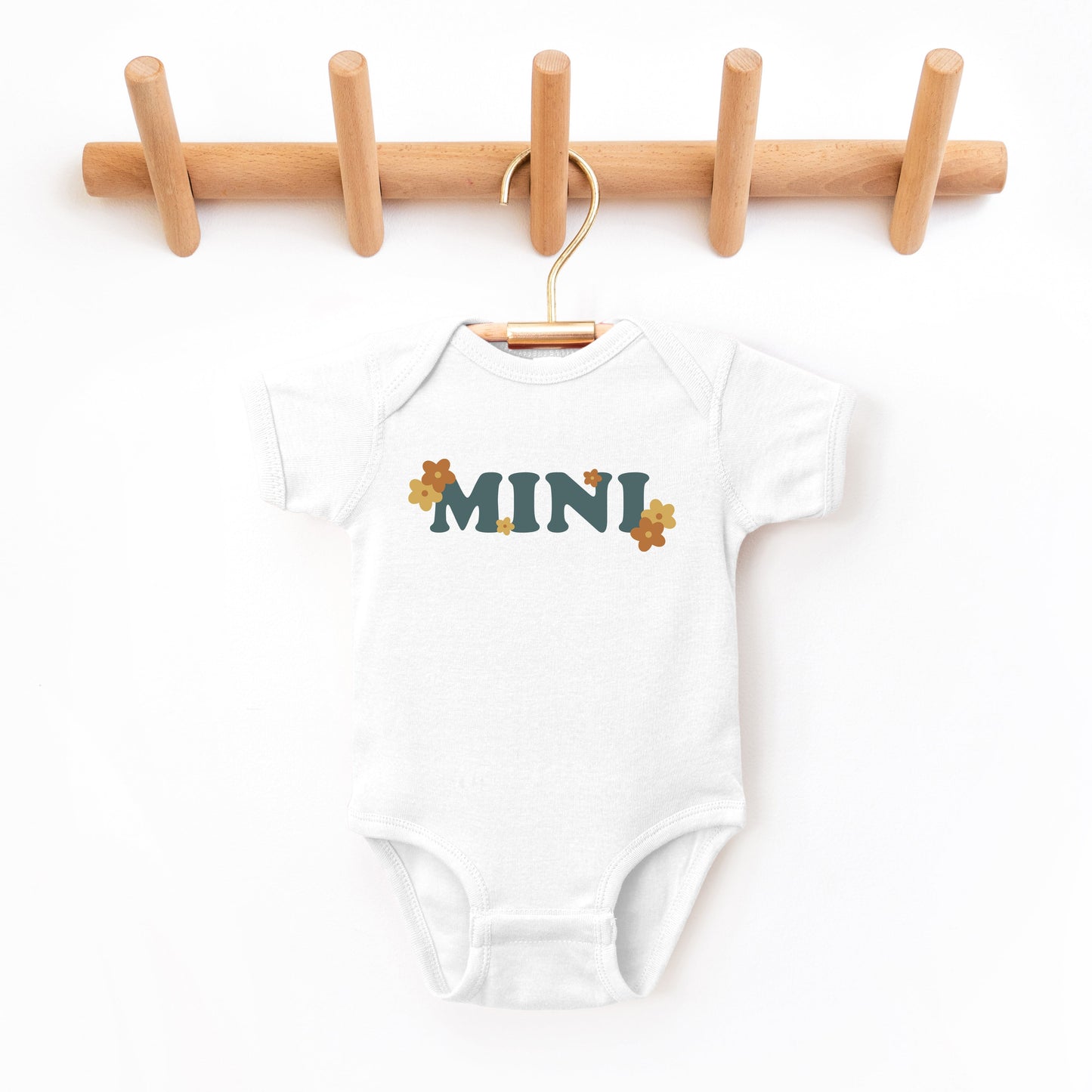Boho Mini Flowers | Baby Graphic Short Sleeve Bodysuit