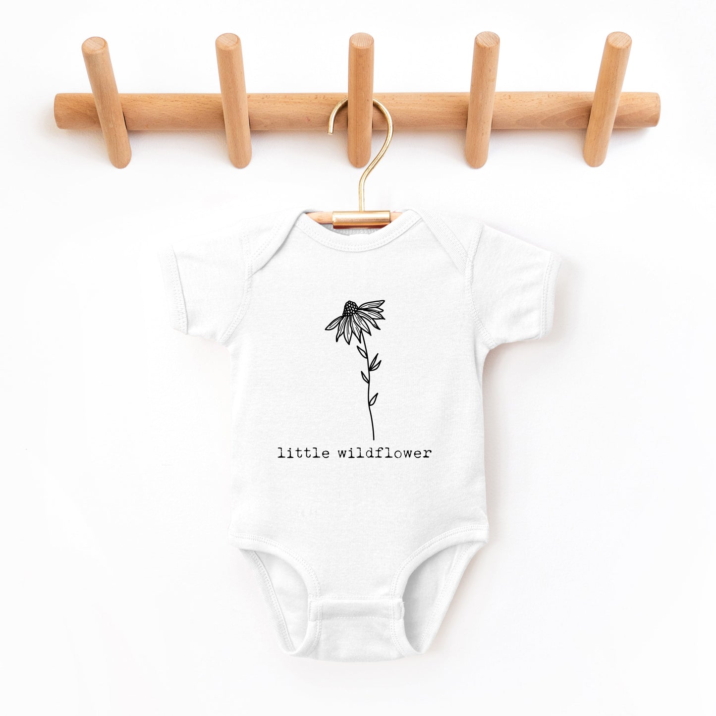 Little Wildflower | Baby Graphic Short Sleeve Bodysuit
