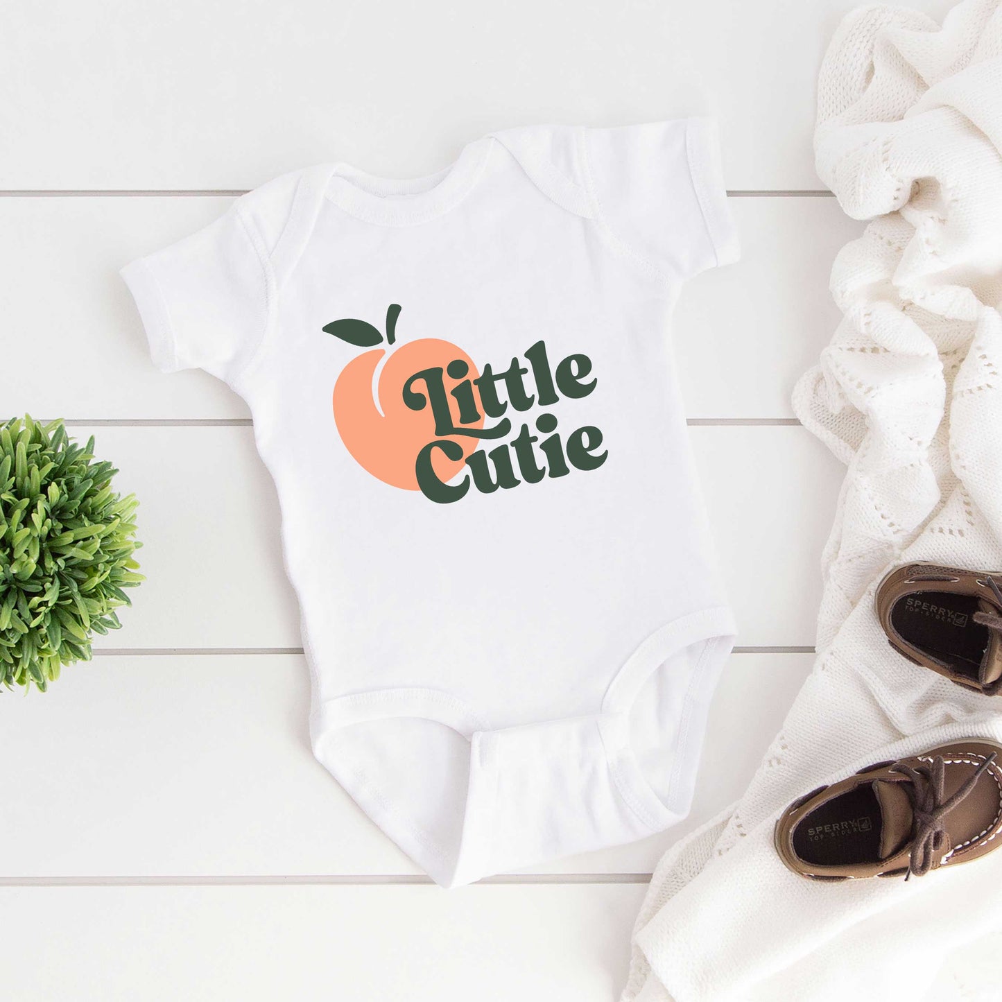 Little Cutie | Baby Graphic Short Sleeve Bodysuit