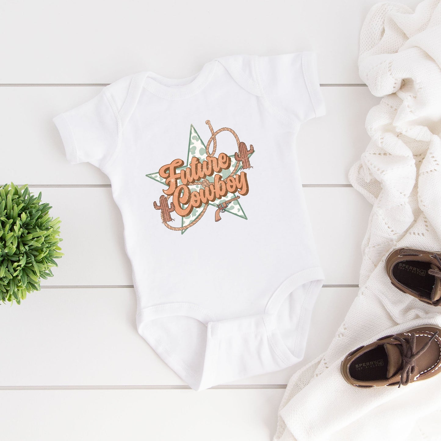 Future Cowboy | Baby Graphic Short Sleeve Bodysuit