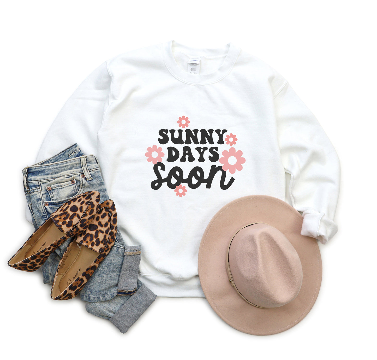 Sunny Days Soon Flowers | Sweatshirt