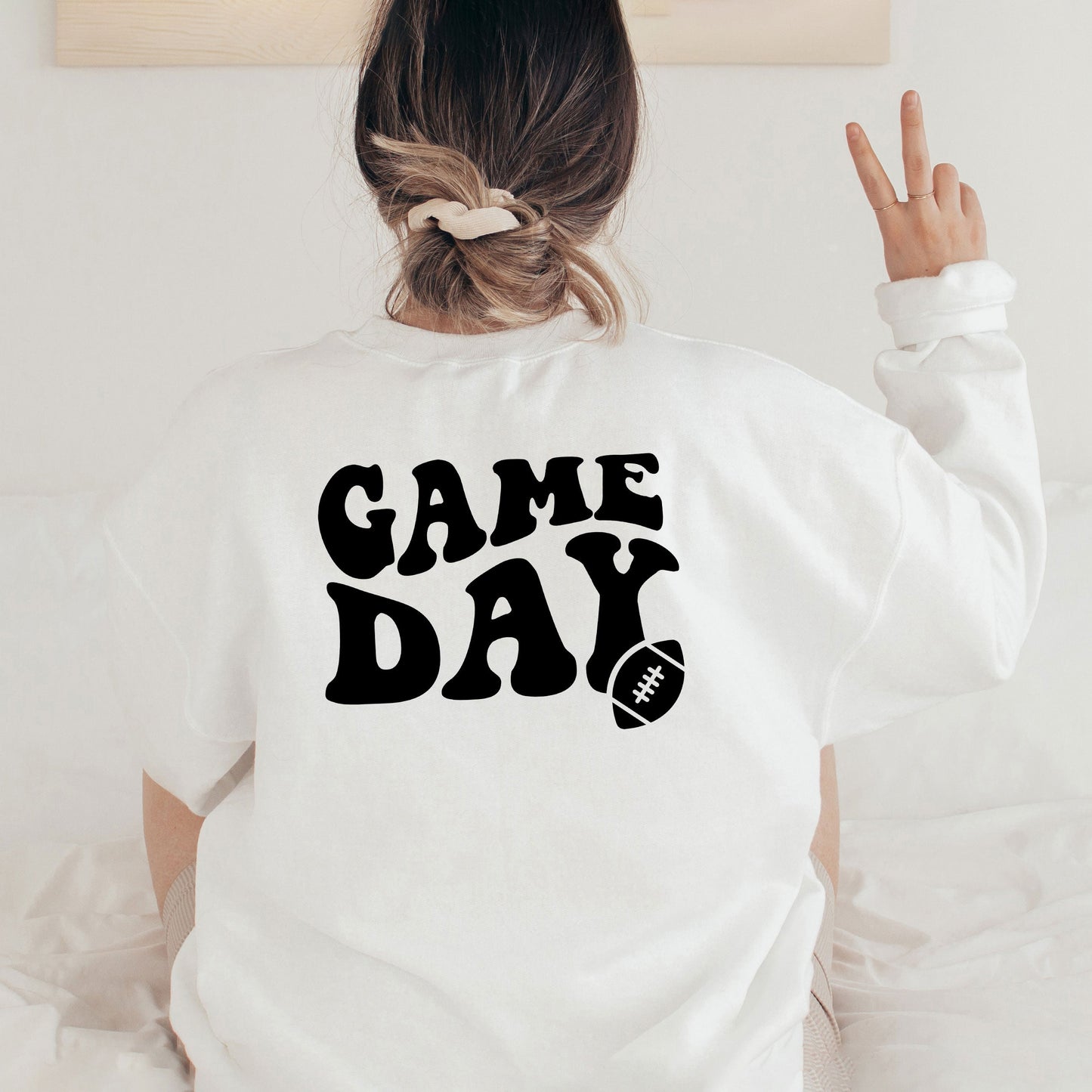 Game Day Football Front and Back | Sweatshirt