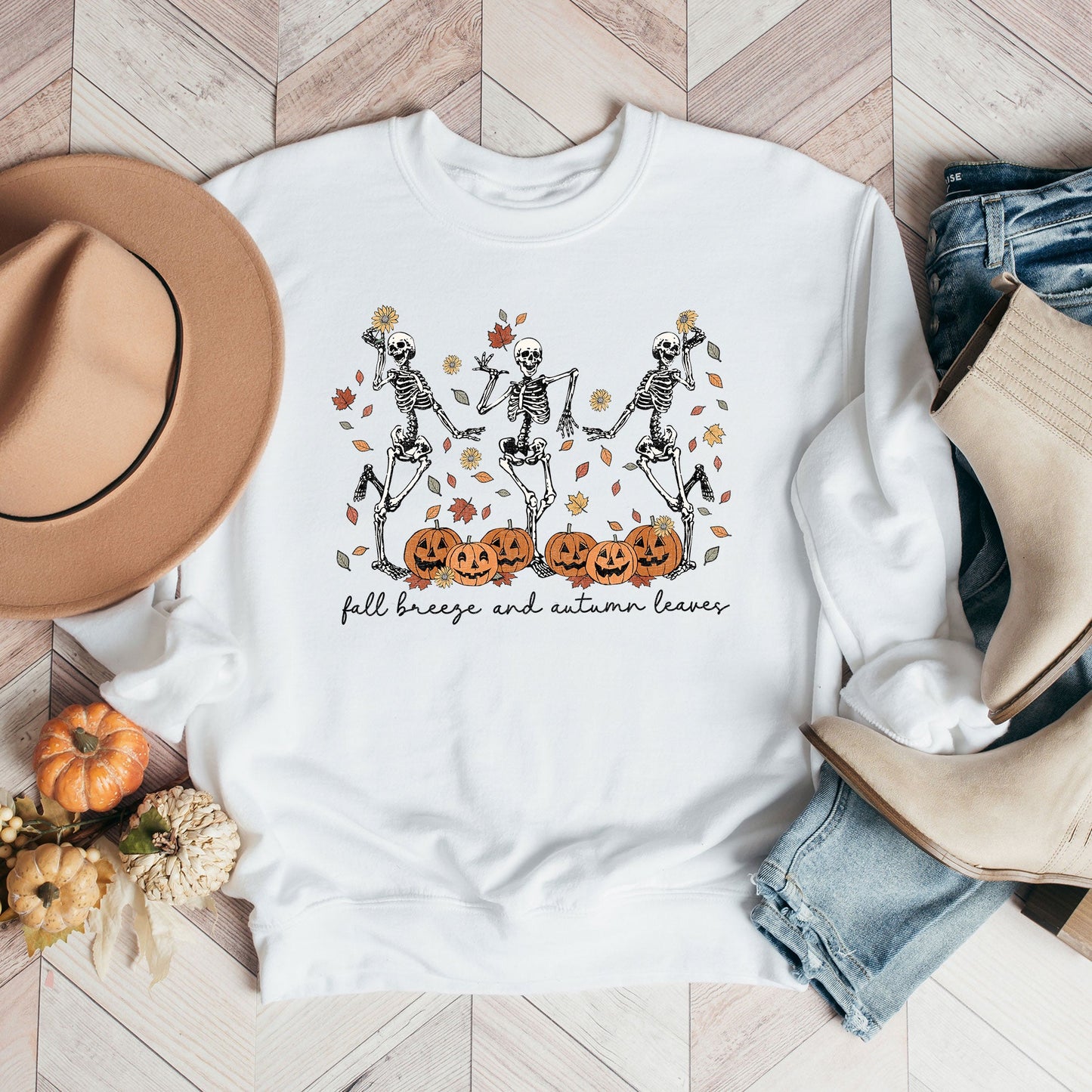 Fall Breeze Skeletons | Sweatshirt