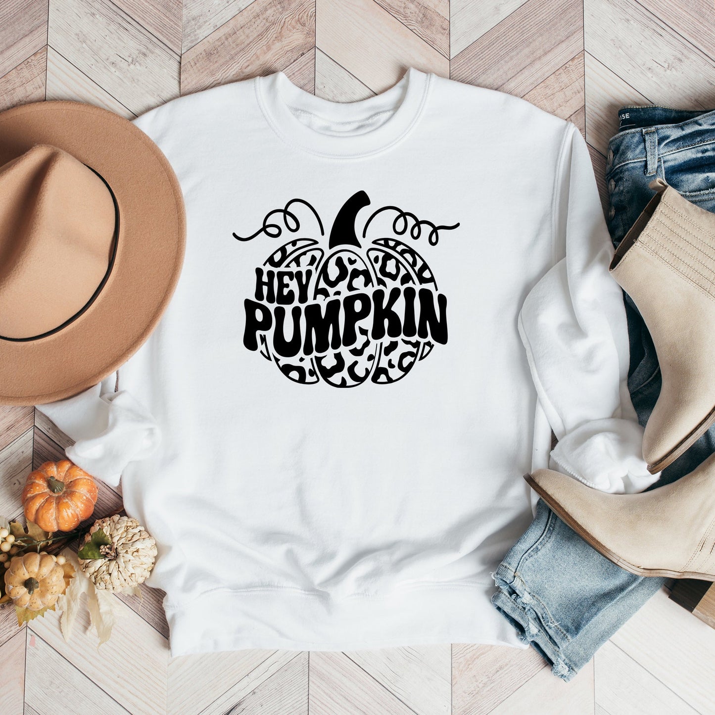 Leopard Hey Pumpkin | Sweatshirt