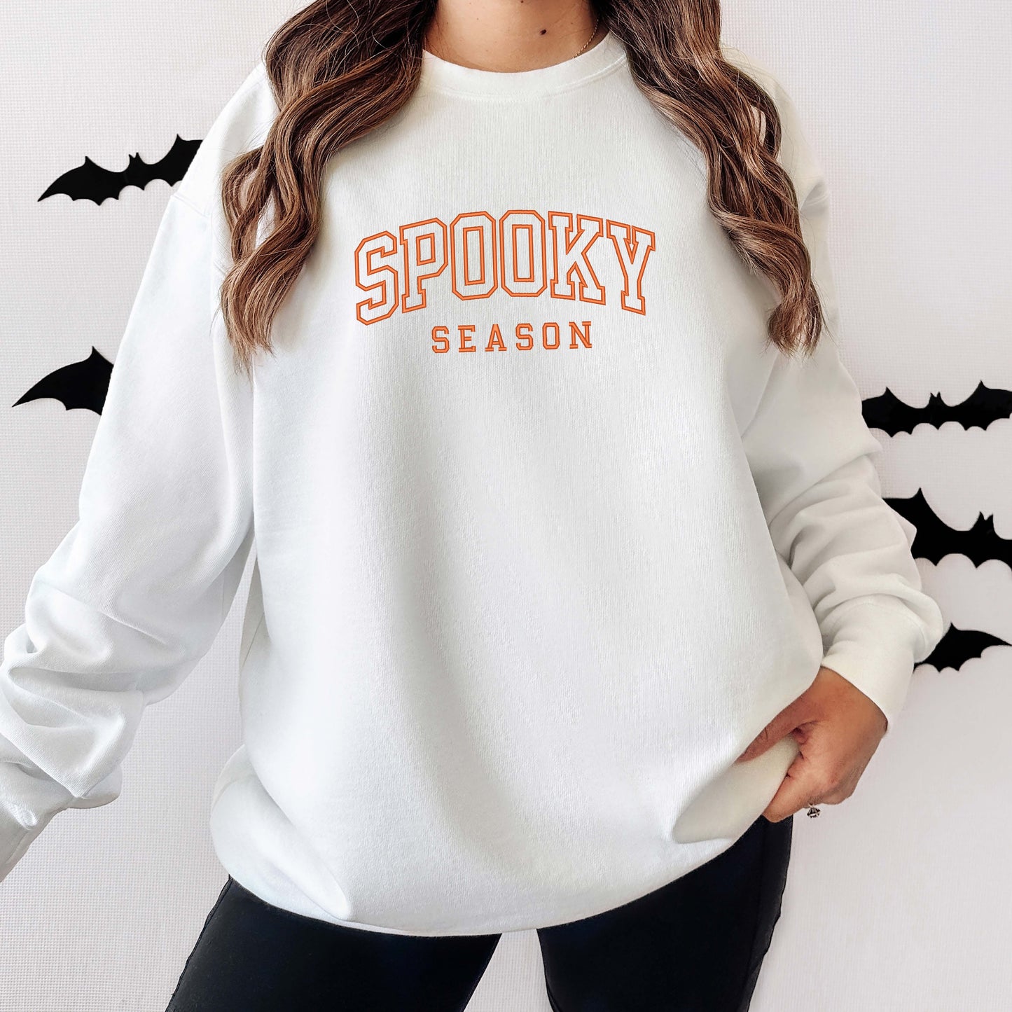Embroidered Spooky Season | Sweatshirt