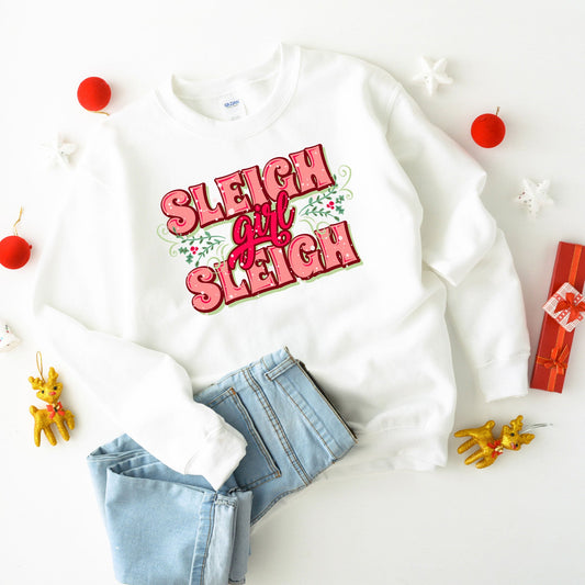 Sleigh Girl Sleigh | Youth Graphic Sweatshirt