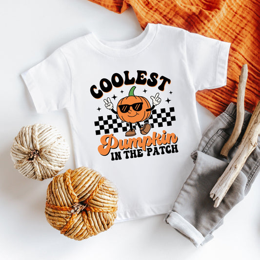 Coolest Pumpkin In The Patch | Toddler Graphic Short Sleeve Tee