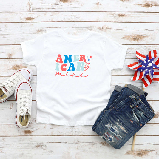 American Mini Lightning Bolt | Youth Short Sleeve Crew Neck