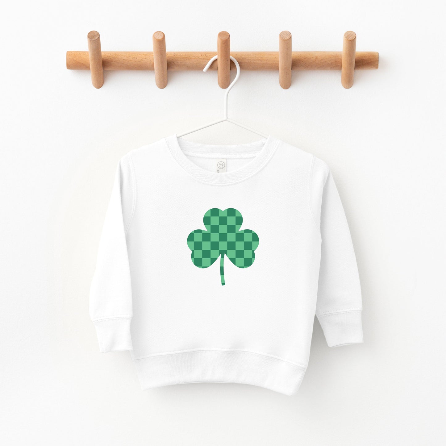 Checker Shamrock | Toddler Sweatshirt