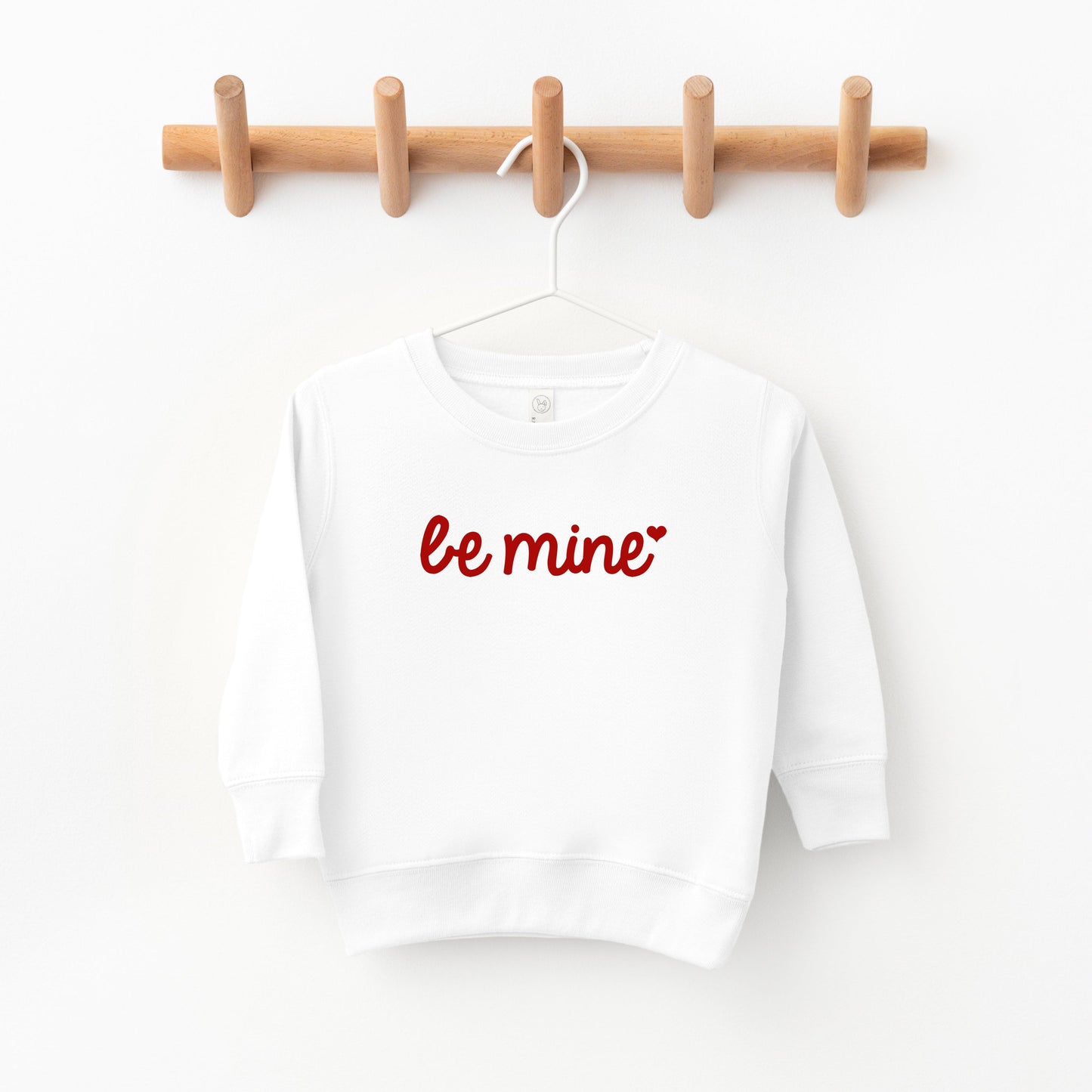 Be Mine Cursive Heart | Toddler Sweatshirt