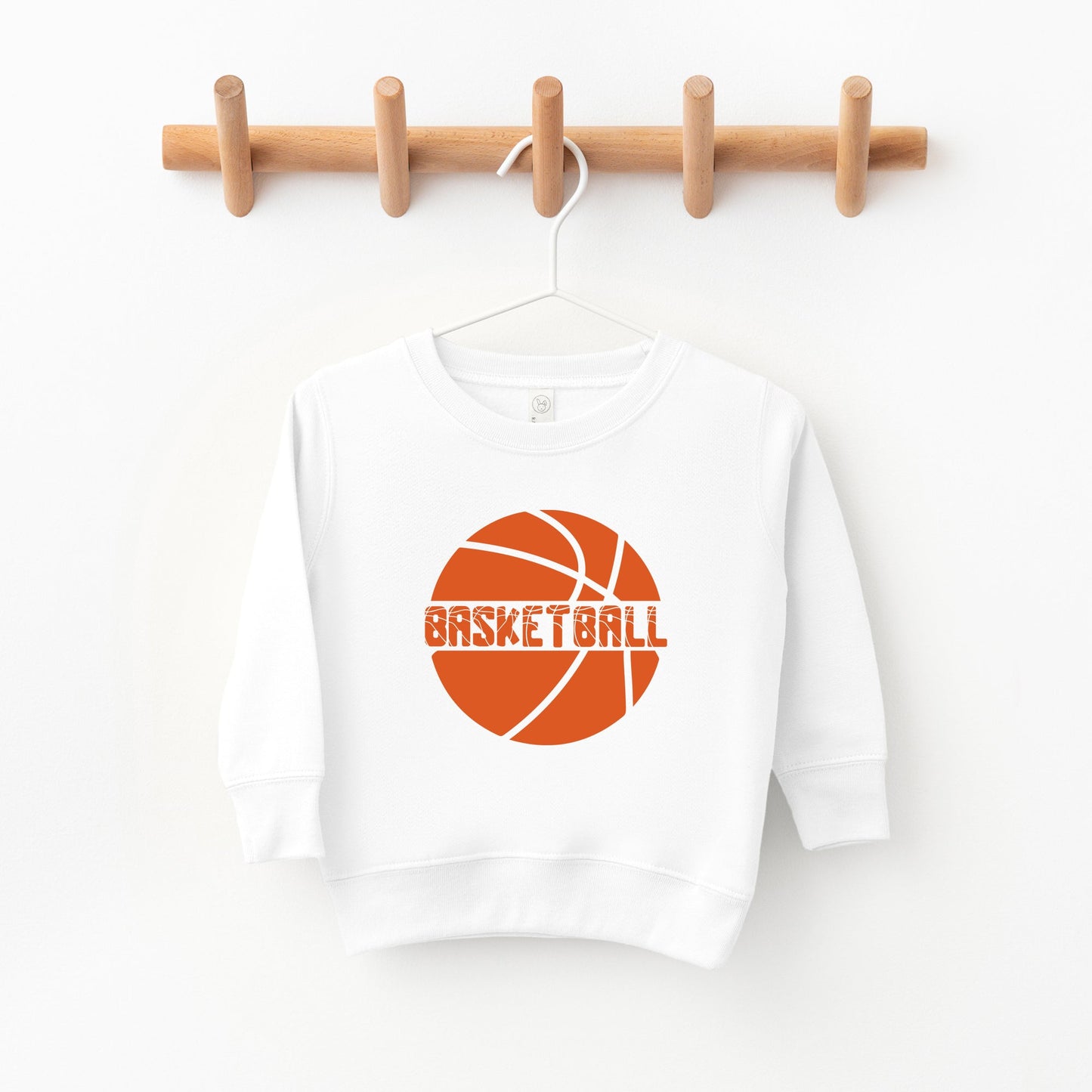 Basketball With Ball | Toddler Graphic Sweatshirt