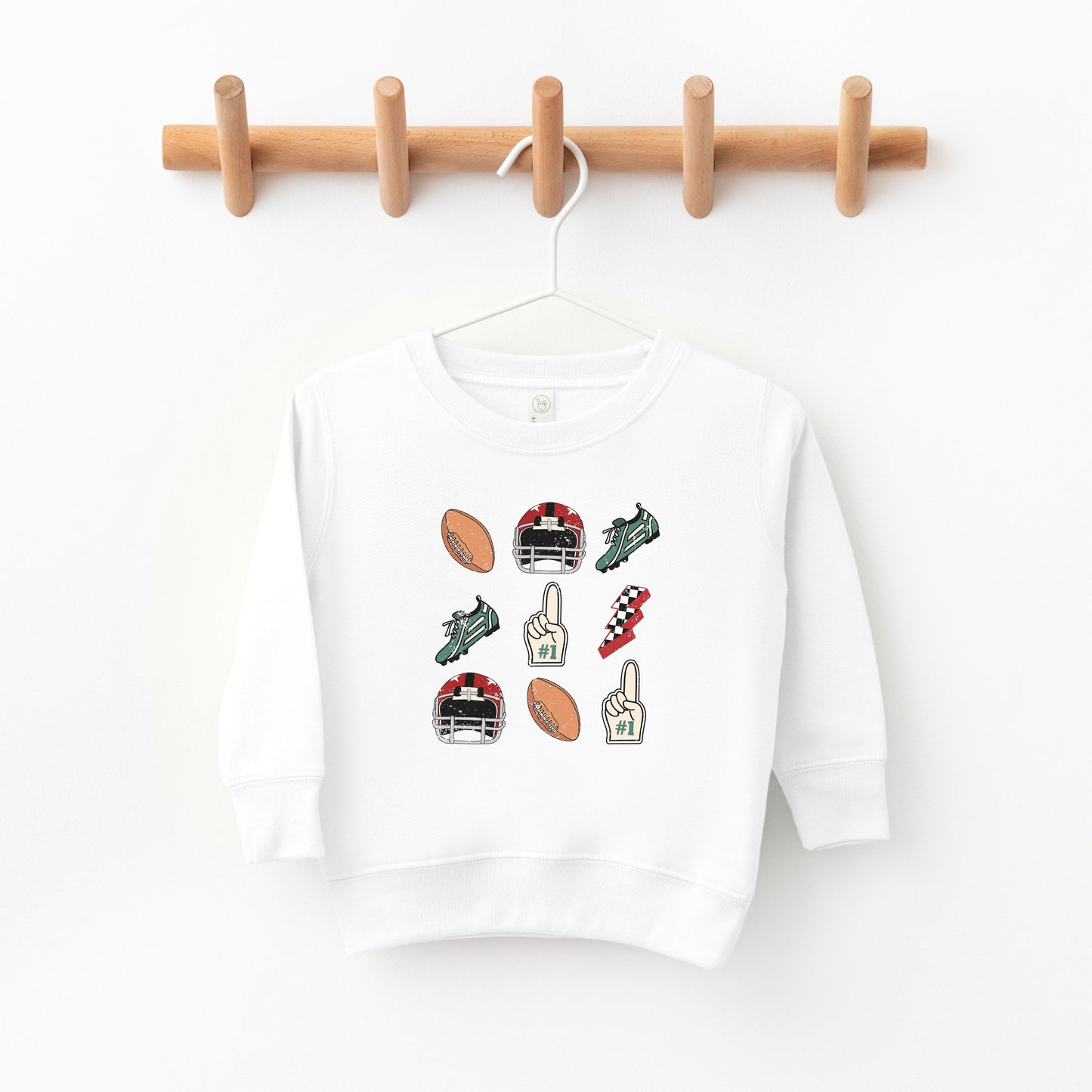 Football Collage | Toddler Sweatshirt