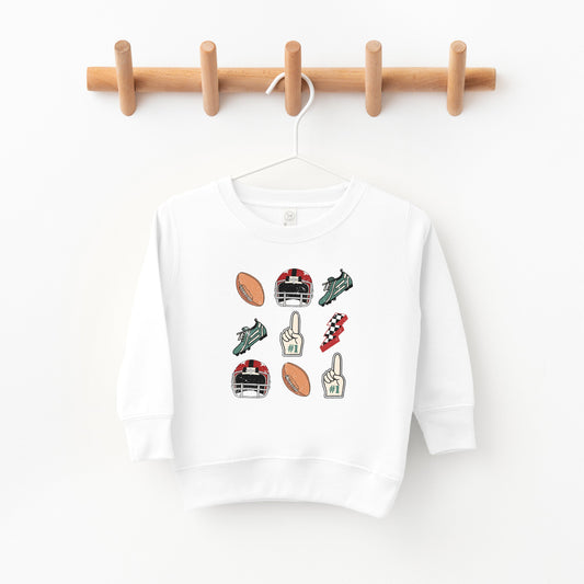 Football Collage | Toddler Sweatshirt