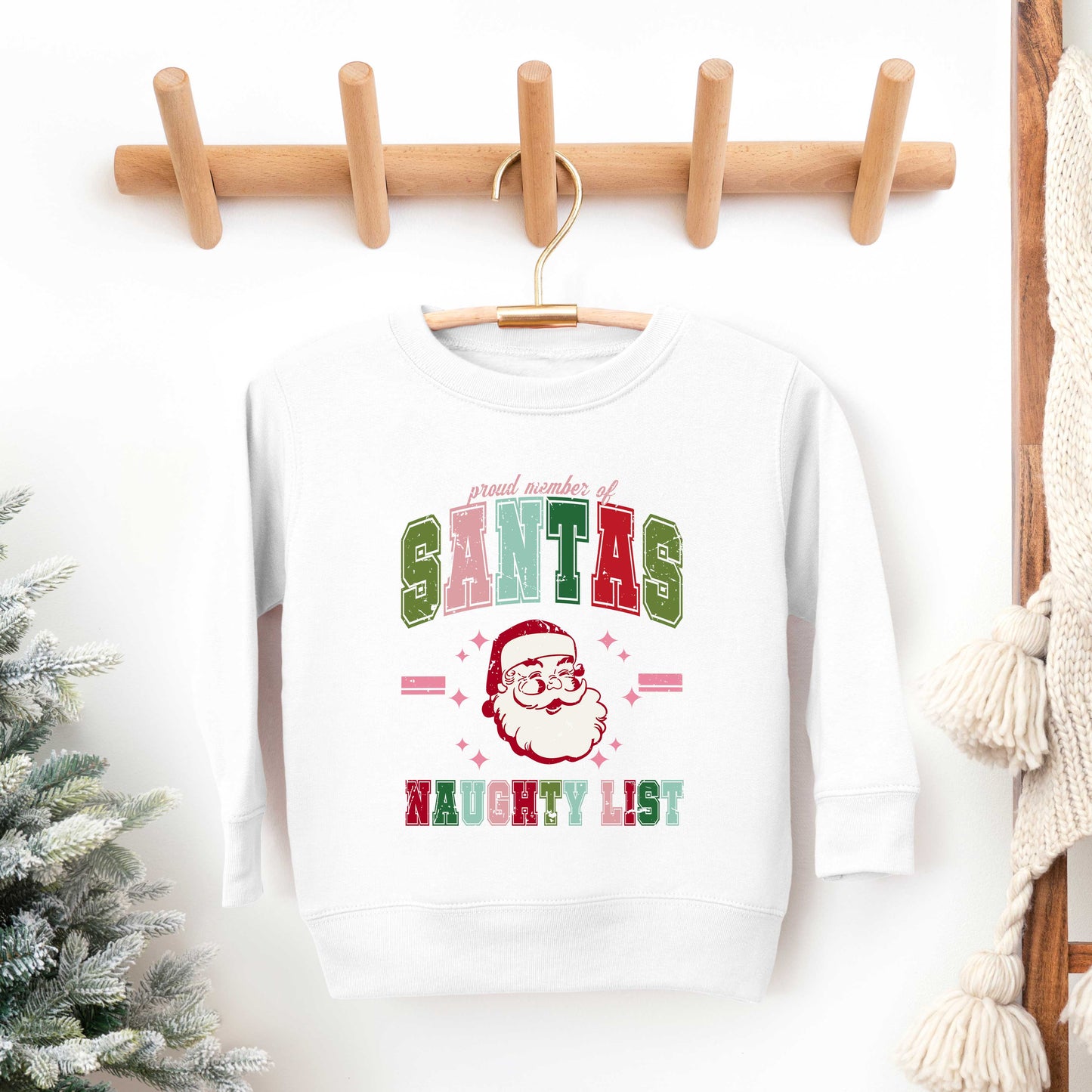 Member Of Santa's Naughty List | Toddler Graphic Sweatshirt
