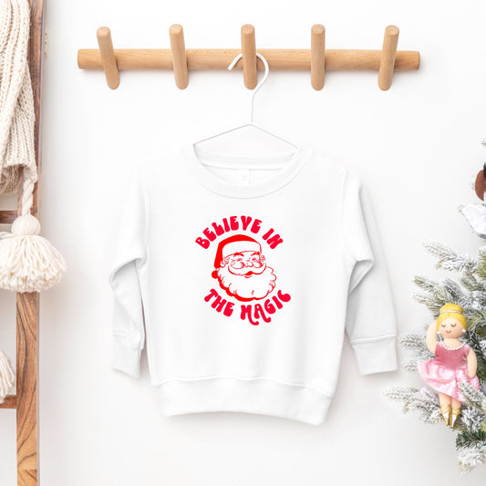 Believe In The Magic Santa | Toddler Sweatshirt