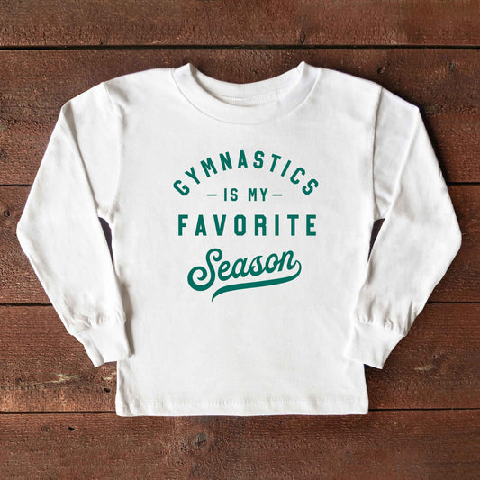 Gymnastics Is My Favorite Season | Toddler Long Sleeve Tee