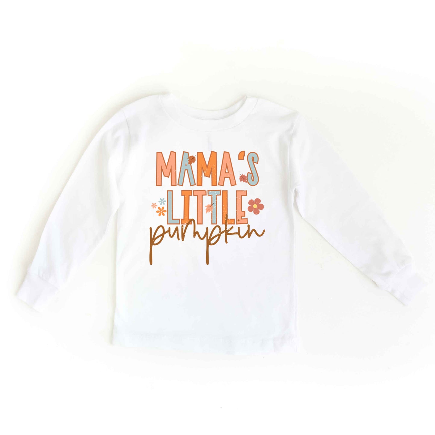 Mama's Little Pumpkin | Youth Graphic Long Sleeve Tee